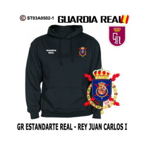 Sudadera-capucha Estandarte Real Juan Carlos I Guardia Real