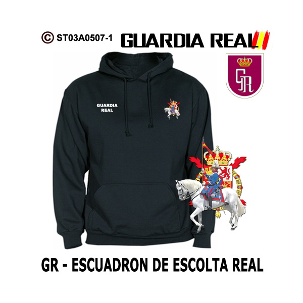 Sudadera-capucha GR – Escuadrón de Escolta Real