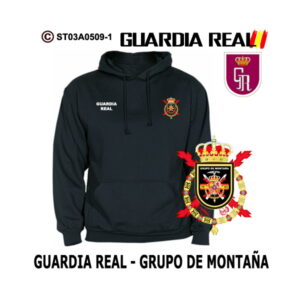 Sudadera-capucha Grupo de Montaña – Guardia Real