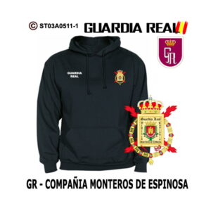 Sudadera-capucha Compañía Monteros de Espinosa – Guardia Real