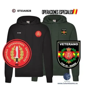 Sudadera-capucha COE Nº92 Ronda – Boina Verde