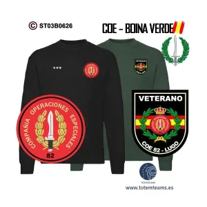 Sudadera-clásica COE Nº82 Lugo – Boina Verde