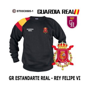 Sudadera-bandera Estandarte Real – Rey Felipe VI Guardia Real
