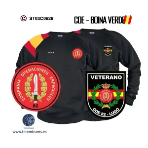 Sudadera-bandera COE Nº82 Lugo – Boina Verde