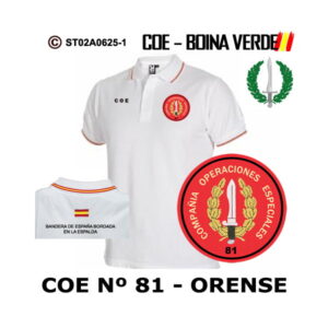 Polo COE – Nº81 Orense – Boina Verde