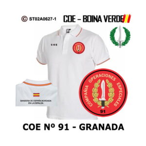 Polo COE – Nº91 Granada – Boina Verde
