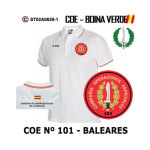 Polo COE – Nº101 Baleares – Boina Verde