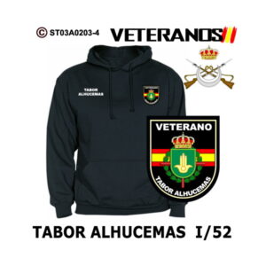 Sudadera-capucha Veterano Tabor Alhucemas I/52 Grupo de Regulares