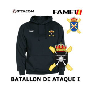 Sudadera-capucha FAMET Batallón de Ataque I