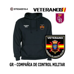 Sudadera-capucha Veterano Compañía de Control Militar – Guardia Real