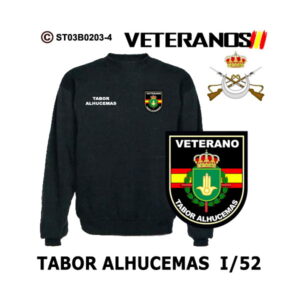 Sudadera-clásica Veterano Tabor Alhucemas I/52 Grupo de Regulares