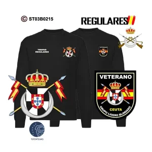 Sudadera-clásica Ceuta Grupo Ligero Blindado Nº2 - Regulares