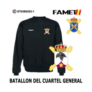 Sudadera-clásica FAMET Batallón del Cuartel General