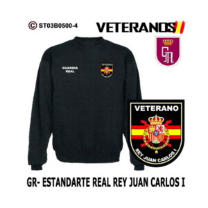 Sudadera clásica Veterano Rey Juan Carlos I Estandarte Real – Guardia Real