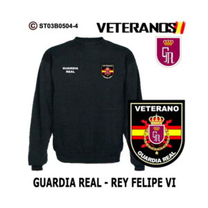 Sudadera clásica Veterano Felipe VI Guardia Real