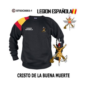 Sudadera-bandera Cristo de la Buena Muerte – Legión Española
