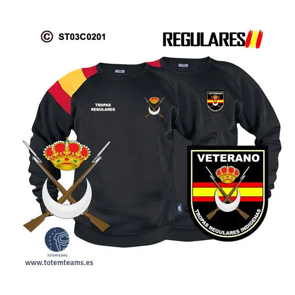 Sudadera-bandera Tropas Regulares