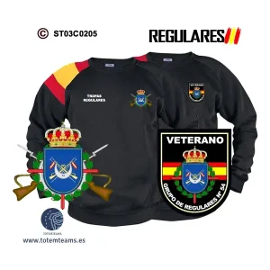 Sudadera-bandera Ceuta 54 Grupo de Regulares