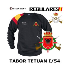 Sudadera-bandera Tabor Tetuán I/54 Grupo de Regulares