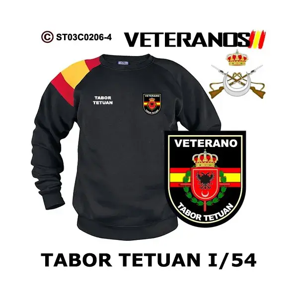 Sudadera-bandera Tabor Tetuán I/54 Grupo de Regulares - Imagen 4
