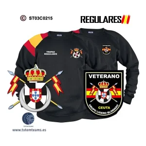 Sudadera-bandera Ceuta Grupo Ligero Blindado Nº2 - Regulares