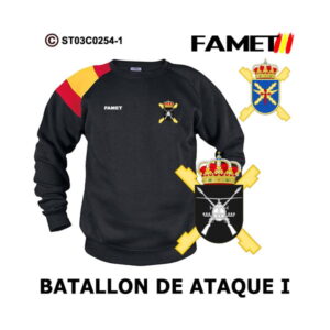 Sudadera-bandera FAMET Batallón de Ataque I