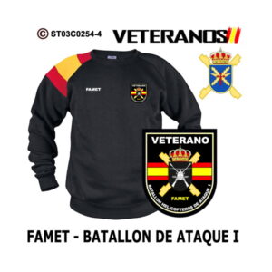 Sudadera-bandera Veterano Batallón de Ataque I - FAMET
