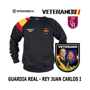 Sudadera bandera Veterano Guardia Real Rey Juan Carlos I