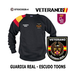 Sudadera-bandera Veterano GR – Escudo Toons