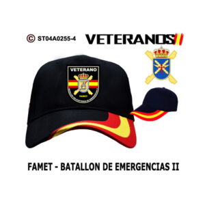 Gorra Veterano Batallón de Emergencias II – FAMET