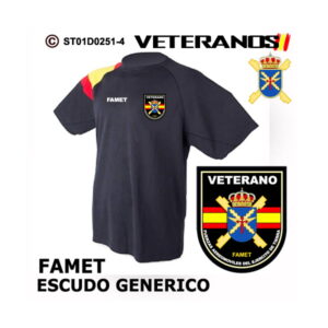 Camiseta Veterano FAMET – Escudo Genérico