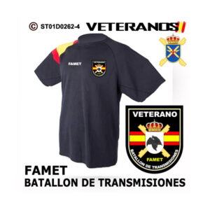 Camiseta Veterano FAMET Batallón de Trasmisiones