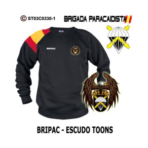 Sudadera-bandera BRIPAC Escudo Toons