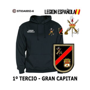 Sudadera-capucha 1º Tercio Gran Capitán – Legión Española