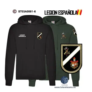 Sudadera-capucha 3º Tercio Juan de Austria - Legión Española