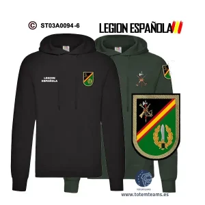 Sudadera-capucha Operaciones Especiales de la Legión Española