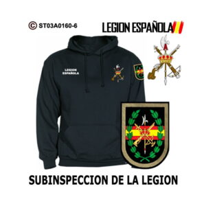 Sudadera-capucha Subinspección de la Legión Española 1977 – 1987