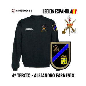 Sudadera-clásica 4º Tercio Alejandro Farnesio – Legión Española