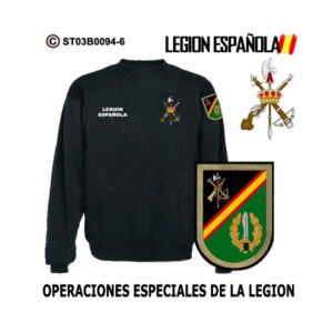 Sudadera-clásica Operaciones Especiales de la Legión Española 1977 – 1987