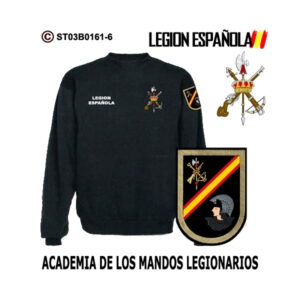 Sudadera-clásica Academia de los Mandos Legionarios – Legión Española 1977 – 1987