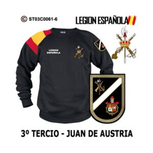 Sudadera-bandera 3º Tercio Juan de Austria – Legión Española