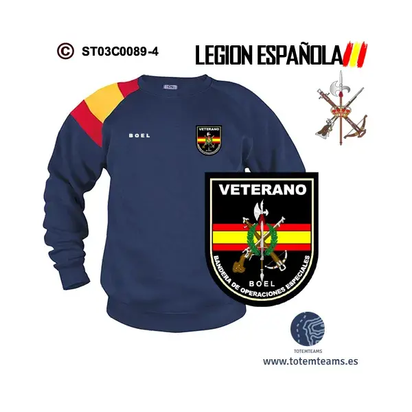 Sudadera-bandera BOEL – Bandera Operaciones Especiales - Imagen 5