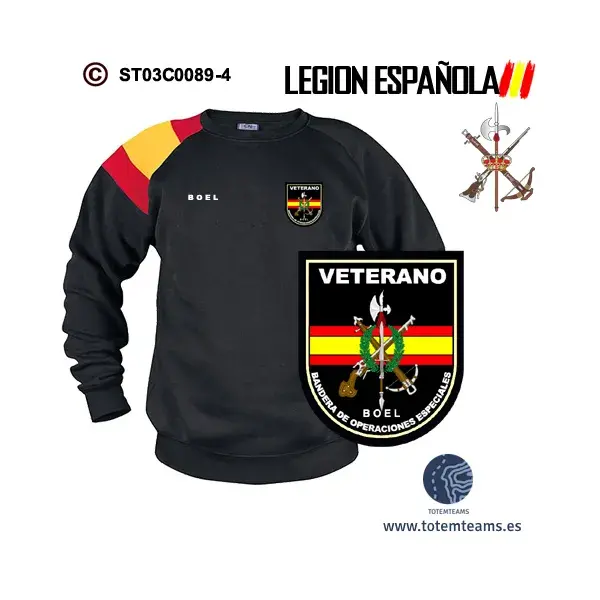 Sudadera-bandera BOEL – Bandera Operaciones Especiales - Imagen 4
