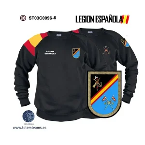 Sudadera-bandera Grupo Ligero de Caballería Legión Española