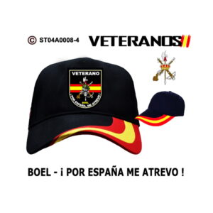 Gorra Veterano BOEL - ¡Por España me atrevo!
