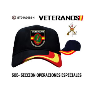 Gorra Veterano SOE - Sección Operaciones Especiales - BOEL