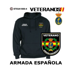Sudadera-capucha Veterano M2 Armada Española