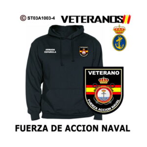 Sudadera-capucha Veterano Fuerza de Acción Naval - Armada Española