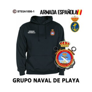 Sudadera-capucha Grupo Naval de Playa - Armada Española