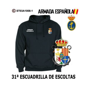 Sudadera-capucha 31ª Escuadrilla de Escoltas - Armada Española